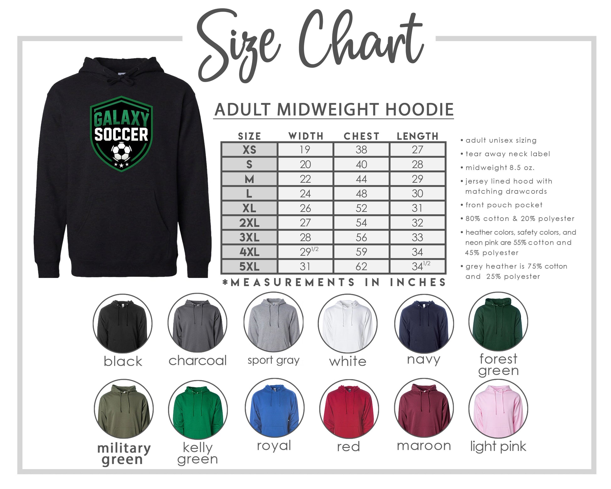 Adult Greeneville Galaxy Soccer Crest Chest Logo T Shirt | Hoodie | Long Sleeve | Sweatshirt | Crew Neck | Tank Top Fiesta Doodle waterproof vinyl sticker. dishwasher safe outdoor sticker.
