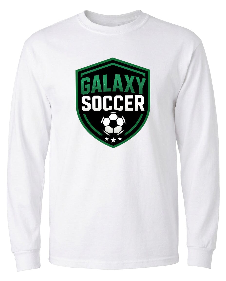 Adult Greeneville Galaxy Soccer Crest Chest Logo T Shirt | Hoodie | Long Sleeve | Sweatshirt | Crew Neck | Tank Top Fiesta Doodle waterproof vinyl sticker. dishwasher safe outdoor sticker.