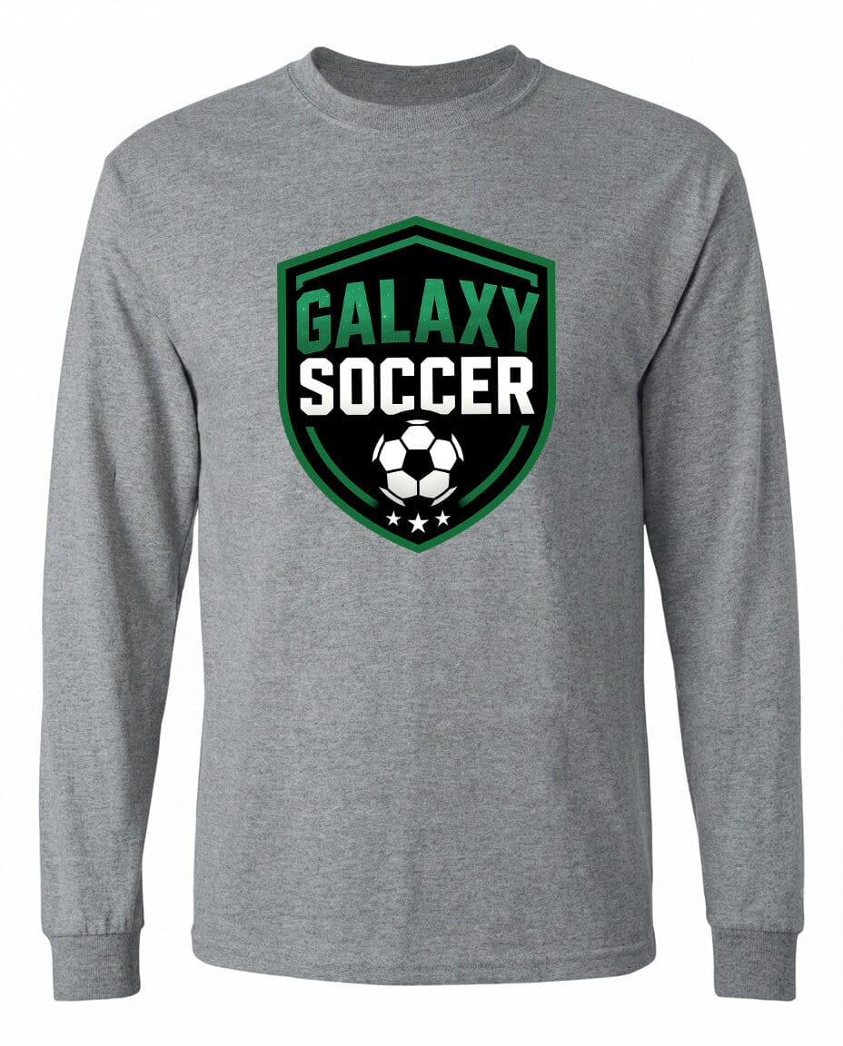 Adult Greeneville Galaxy Soccer Crest Chest Logo T Shirt | Hoodie | Long Sleeve | Sweatshirt | Crew Neck | Tank Top Fiesta Doodle waterproof vinyl sticker. dishwasher safe outdoor sticker.