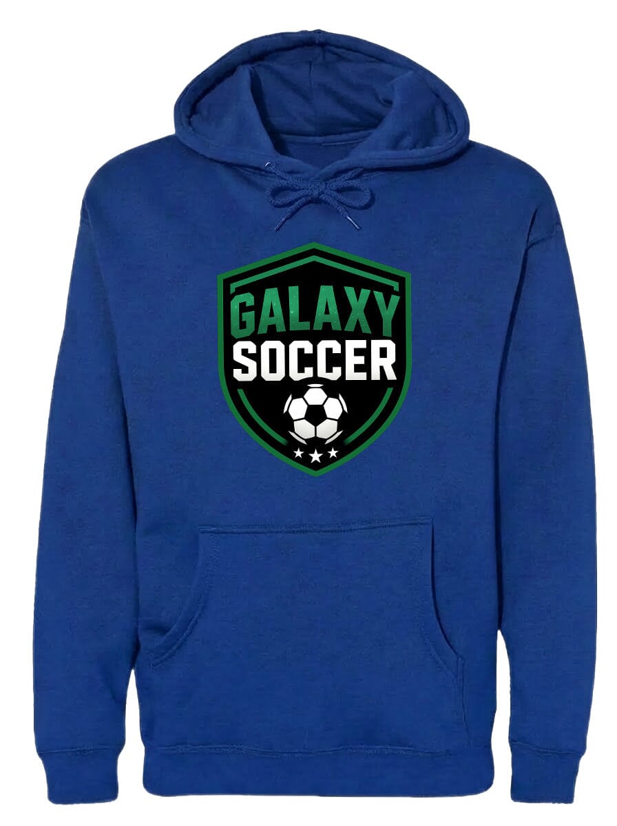 Adult Greeneville Galaxy Soccer Crest Chest Logo T Shirt | Hoodie | Long Sleeve | Sweatshirt | Crew Neck | Tank Top Fiesta Doodle waterproof vinyl sticker. dishwasher safe outdoor sticker.