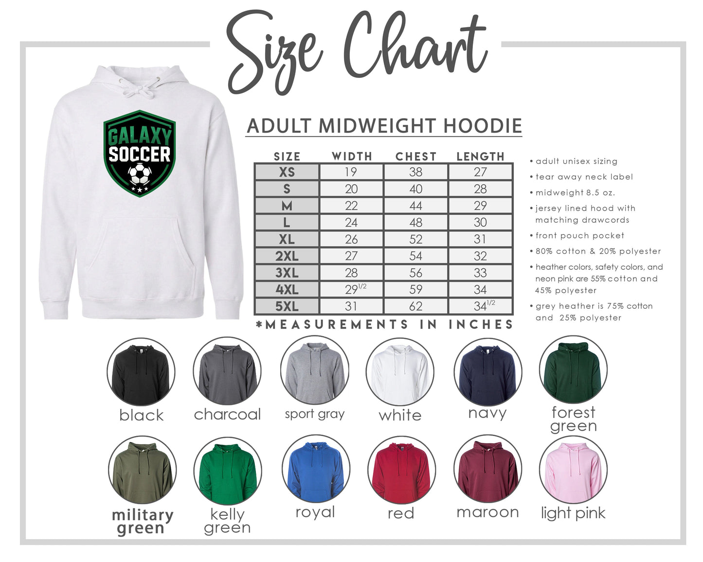Adult Greeneville Galaxy Soccer Crest Chest Logo T Shirt | Hoodie | Long Sleeve | Sweatshirt | Crew Neck | Tank Top Fiesta Doodle waterproof vinyl sticker. dishwasher safe outdoor sticker.