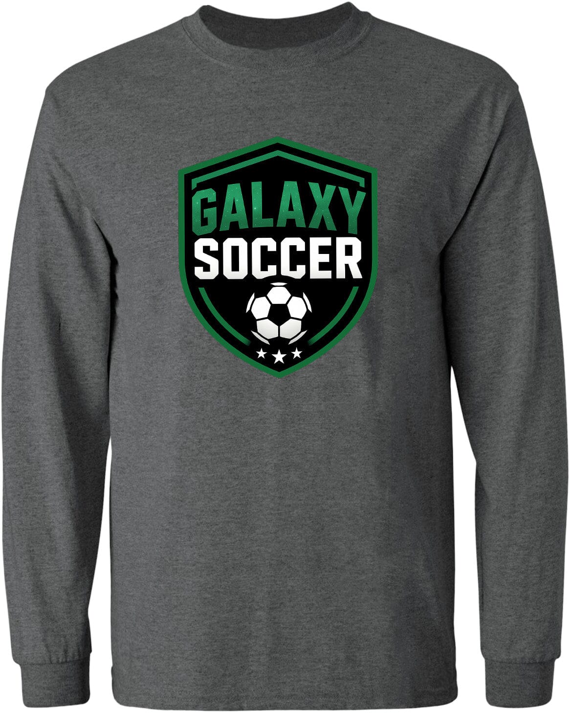 Adult Greeneville Galaxy Soccer Crest Chest Logo T Shirt | Hoodie | Long Sleeve | Sweatshirt | Crew Neck | Tank Top Fiesta Doodle waterproof vinyl sticker. dishwasher safe outdoor sticker.