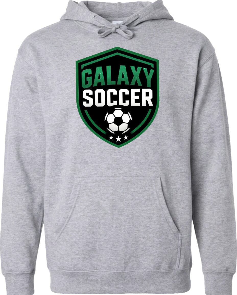 Adult Greeneville Galaxy Soccer Crest Chest Logo T Shirt | Hoodie | Long Sleeve | Sweatshirt | Crew Neck | Tank Top Fiesta Doodle Midweight Hoodie XS Sport Gray waterproof vinyl sticker. dishwasher safe outdoor sticker.