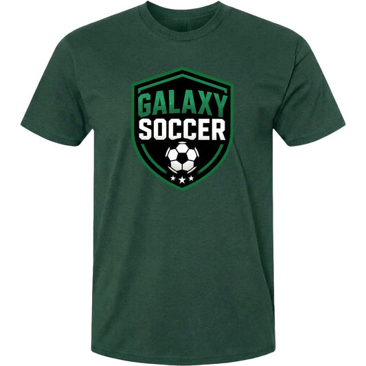 Adult Greeneville Galaxy Soccer Crest Chest Logo T Shirt | Hoodie | Long Sleeve | Sweatshirt | Crew Neck | Tank Top Fiesta Doodle T Shirt XS Forest Green waterproof vinyl sticker. dishwasher safe outdoor sticker.