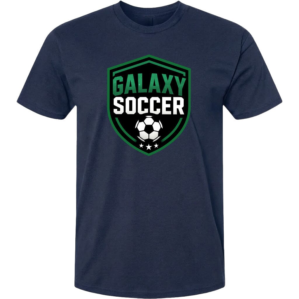 Adult Greeneville Galaxy Soccer Crest Chest Logo T Shirt | Hoodie | Long Sleeve | Sweatshirt | Crew Neck | Tank Top Fiesta Doodle T Shirt XS Navy waterproof vinyl sticker. dishwasher safe outdoor sticker.