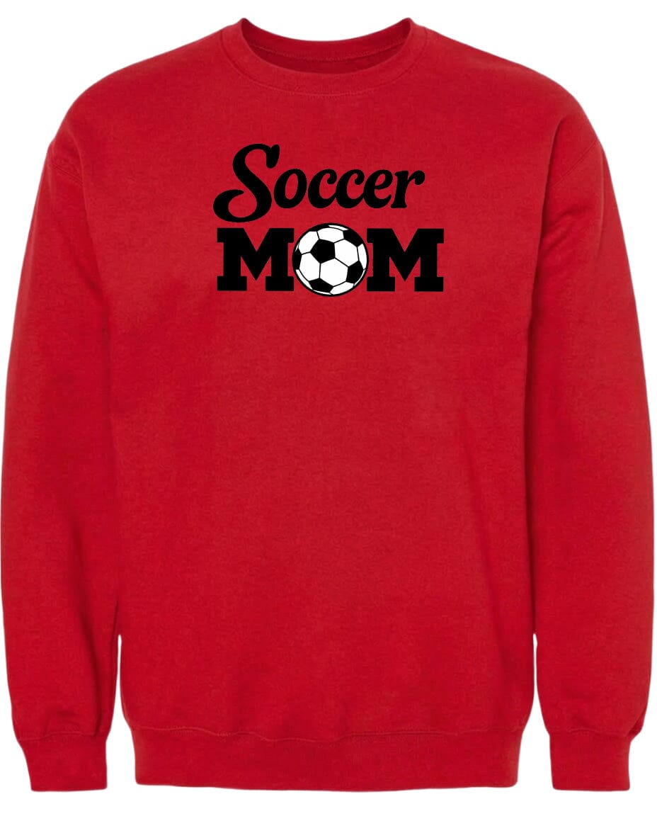 ADULT Soccer Mom Chest Logo T Shirt | Hoodie | Long Sleeve | Sweatshirt | Crew Neck | Tank Top Fiesta Doodle waterproof vinyl sticker. dishwasher safe outdoor sticker.