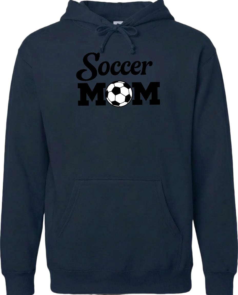 ADULT Soccer Mom Chest Logo T Shirt | Hoodie | Long Sleeve | Sweatshirt | Crew Neck | Tank Top Fiesta Doodle waterproof vinyl sticker. dishwasher safe outdoor sticker.