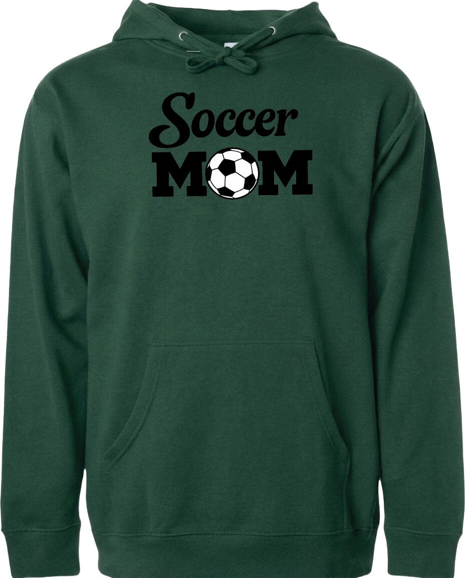 ADULT Soccer Mom Chest Logo T Shirt | Hoodie | Long Sleeve | Sweatshirt | Crew Neck | Tank Top Fiesta Doodle waterproof vinyl sticker. dishwasher safe outdoor sticker.