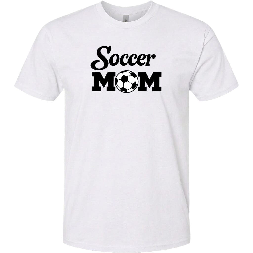 ADULT Soccer Mom Chest Logo T Shirt | Hoodie | Long Sleeve | Sweatshirt | Crew Neck | Tank Top Fiesta Doodle waterproof vinyl sticker. dishwasher safe outdoor sticker.