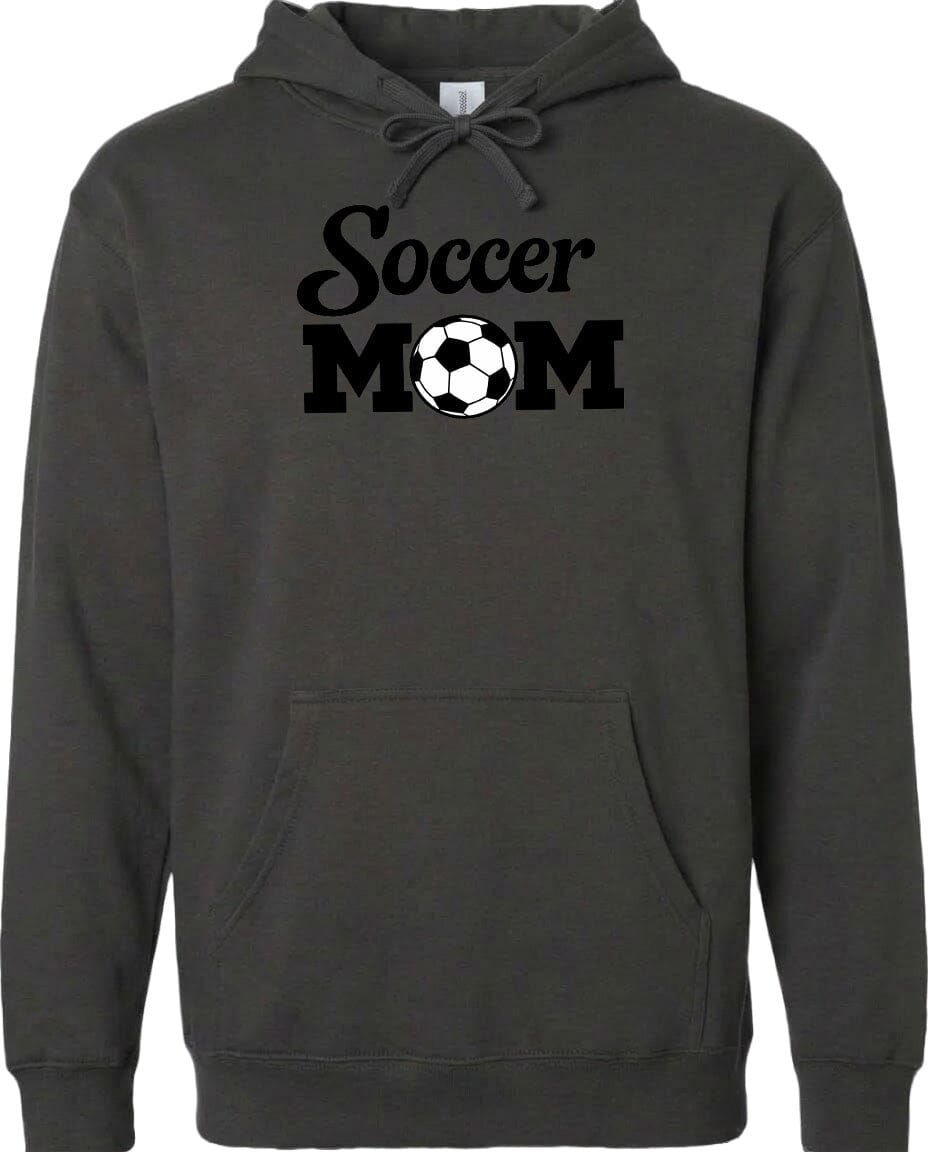 ADULT Soccer Mom Chest Logo T Shirt | Hoodie | Long Sleeve | Sweatshirt | Crew Neck | Tank Top Fiesta Doodle waterproof vinyl sticker. dishwasher safe outdoor sticker.
