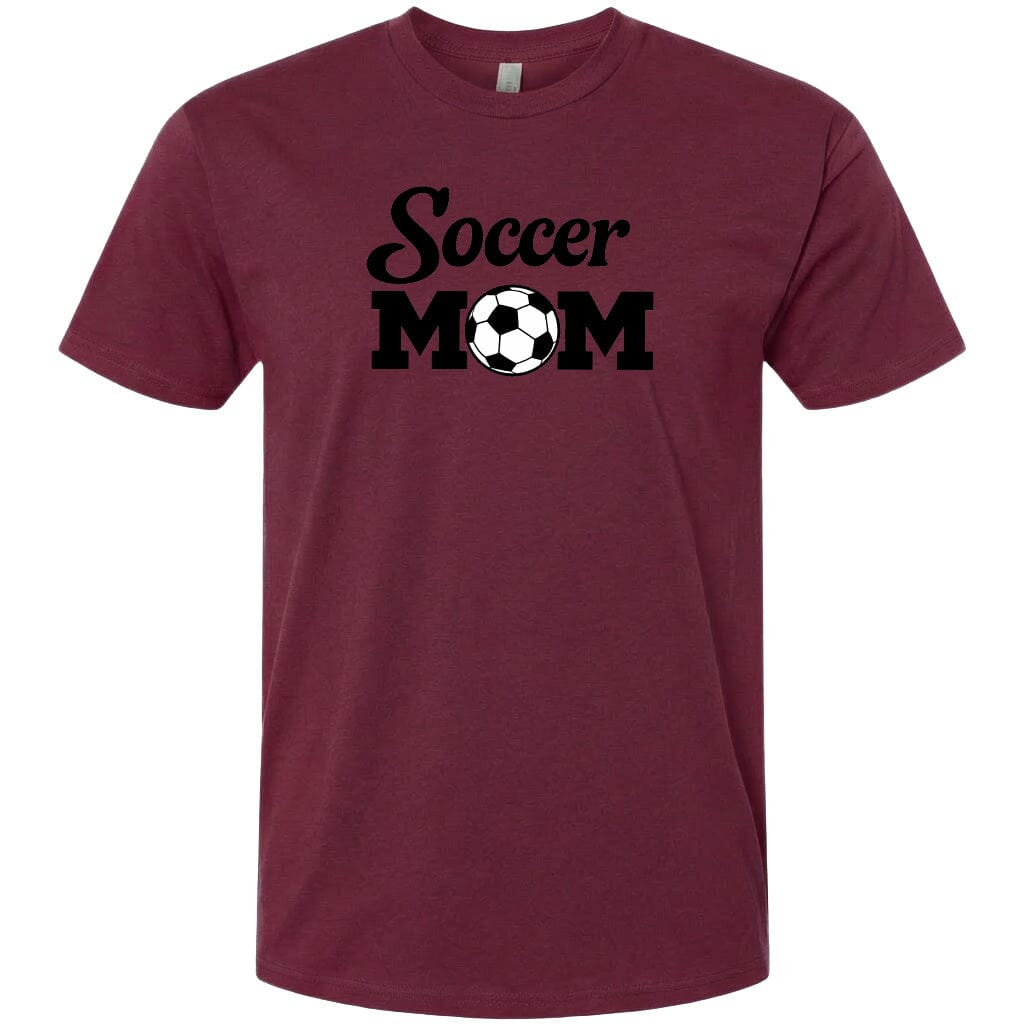 ADULT Soccer Mom Chest Logo T Shirt | Hoodie | Long Sleeve | Sweatshirt | Crew Neck | Tank Top Fiesta Doodle waterproof vinyl sticker. dishwasher safe outdoor sticker.