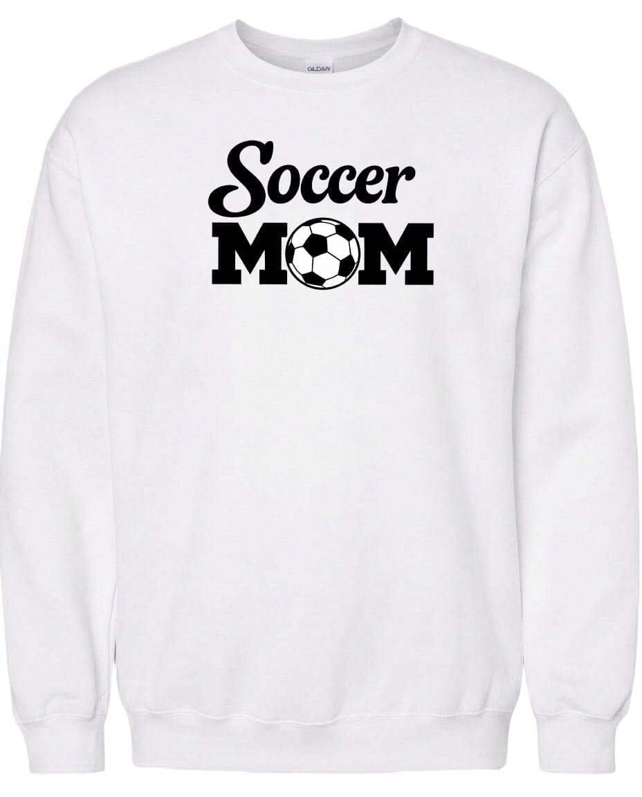 ADULT Soccer Mom Chest Logo T Shirt | Hoodie | Long Sleeve | Sweatshirt | Crew Neck | Tank Top Fiesta Doodle waterproof vinyl sticker. dishwasher safe outdoor sticker.