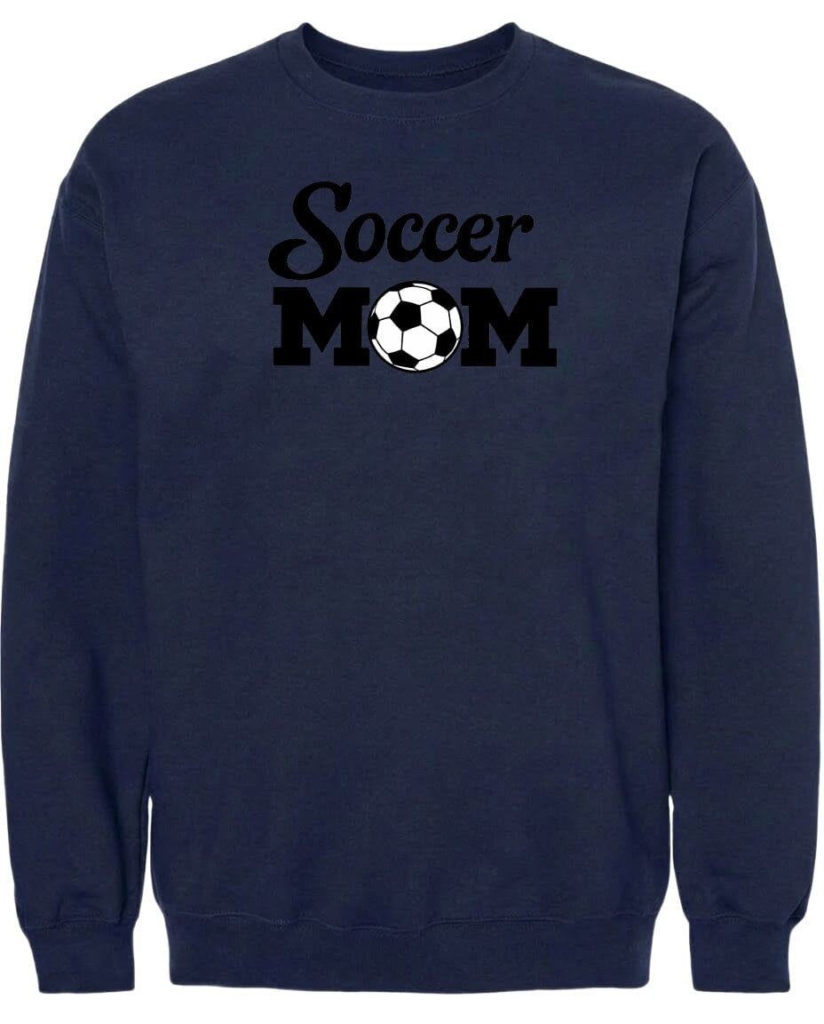 ADULT Soccer Mom Chest Logo T Shirt | Hoodie | Long Sleeve | Sweatshirt | Crew Neck | Tank Top Fiesta Doodle waterproof vinyl sticker. dishwasher safe outdoor sticker.