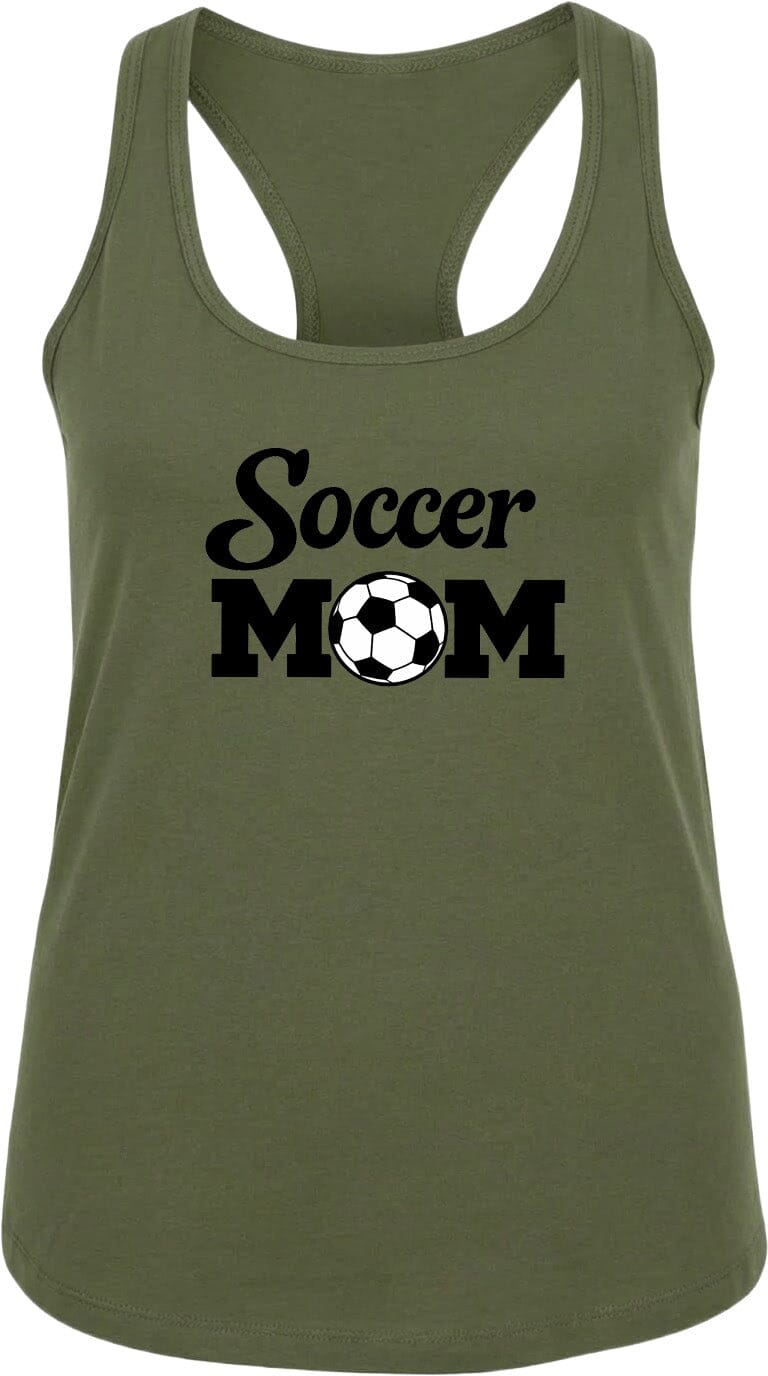 ADULT Soccer Mom Chest Logo T Shirt | Hoodie | Long Sleeve | Sweatshirt | Crew Neck | Tank Top Fiesta Doodle waterproof vinyl sticker. dishwasher safe outdoor sticker.