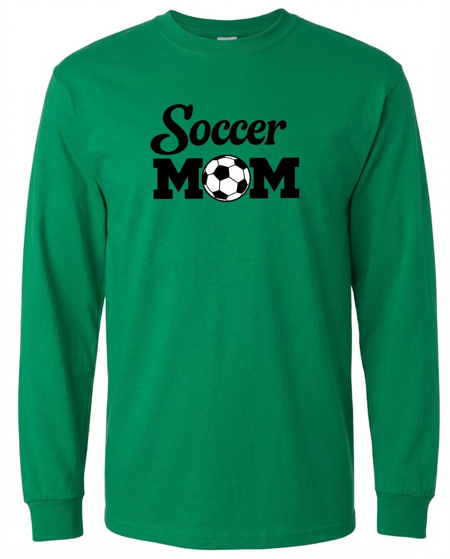 ADULT Soccer Mom Chest Logo T Shirt | Hoodie | Long Sleeve | Sweatshirt | Crew Neck | Tank Top Fiesta Doodle waterproof vinyl sticker. dishwasher safe outdoor sticker.
