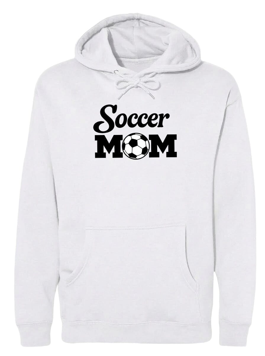 ADULT Soccer Mom Chest Logo T Shirt | Hoodie | Long Sleeve | Sweatshirt | Crew Neck | Tank Top Fiesta Doodle waterproof vinyl sticker. dishwasher safe outdoor sticker.