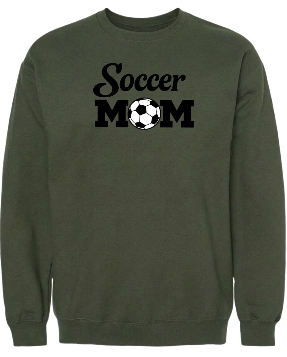 ADULT Soccer Mom Chest Logo T Shirt | Hoodie | Long Sleeve | Sweatshirt | Crew Neck | Tank Top Fiesta Doodle waterproof vinyl sticker. dishwasher safe outdoor sticker.