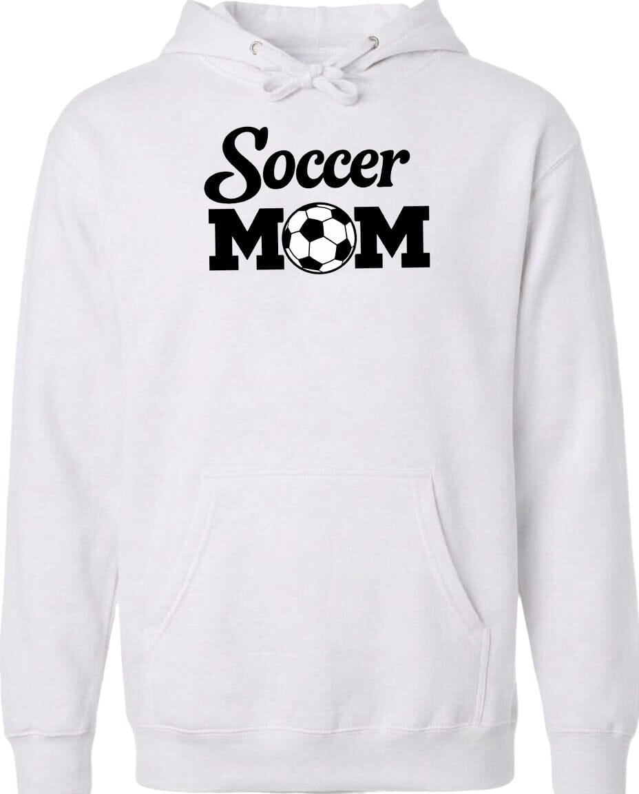 ADULT Soccer Mom Chest Logo T Shirt | Hoodie | Long Sleeve | Sweatshirt | Crew Neck | Tank Top Fiesta Doodle waterproof vinyl sticker. dishwasher safe outdoor sticker.