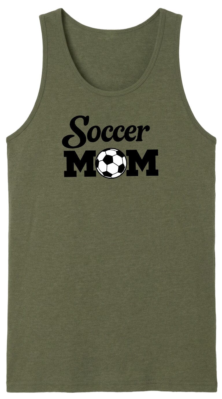 ADULT Soccer Mom Chest Logo T Shirt | Hoodie | Long Sleeve | Sweatshirt | Crew Neck | Tank Top Fiesta Doodle waterproof vinyl sticker. dishwasher safe outdoor sticker.