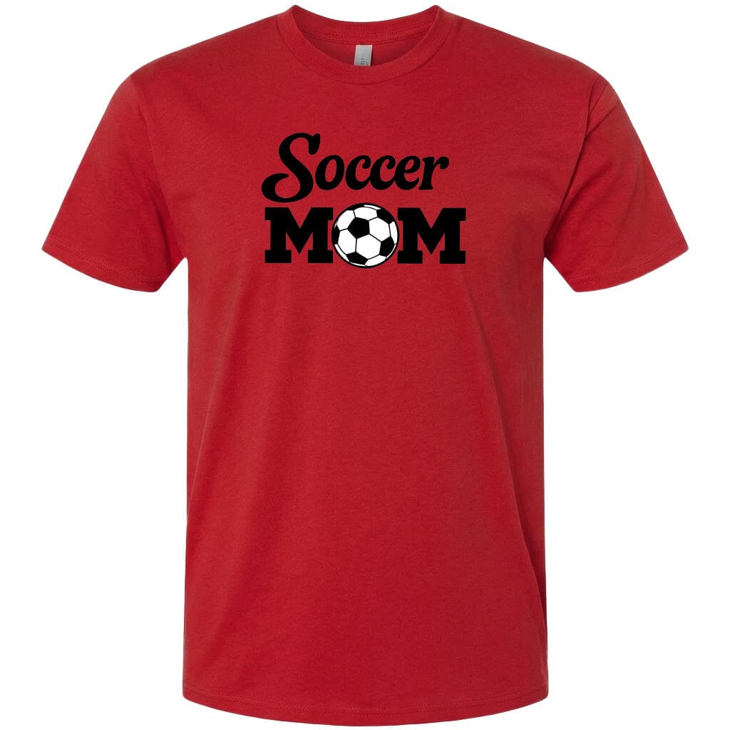 ADULT Soccer Mom Chest Logo T Shirt | Hoodie | Long Sleeve | Sweatshirt | Crew Neck | Tank Top Fiesta Doodle waterproof vinyl sticker. dishwasher safe outdoor sticker.