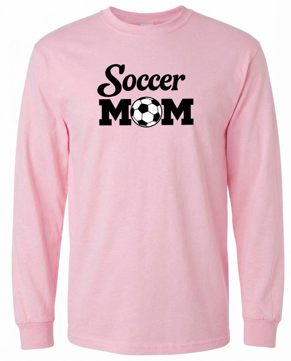ADULT Soccer Mom Chest Logo T Shirt | Hoodie | Long Sleeve | Sweatshirt | Crew Neck | Tank Top Fiesta Doodle waterproof vinyl sticker. dishwasher safe outdoor sticker.