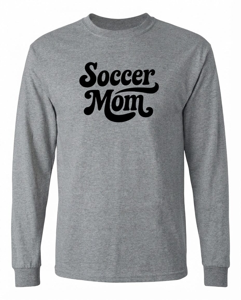ADULT Soccer Mom Galaxy Chest Logo T Shirt | Hoodie | Long Sleeve | Sweatshirt | Crew Neck | Tank Top 2 Fiesta Doodle waterproof vinyl sticker. dishwasher safe outdoor sticker.