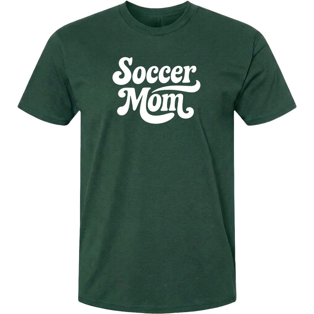 ADULT Soccer Mom Galaxy Chest Logo T Shirt | Hoodie | Long Sleeve | Sweatshirt | Crew Neck | Tank Top 2 Fiesta Doodle T Shirt XS Forest Green waterproof vinyl sticker. dishwasher safe outdoor sticker.