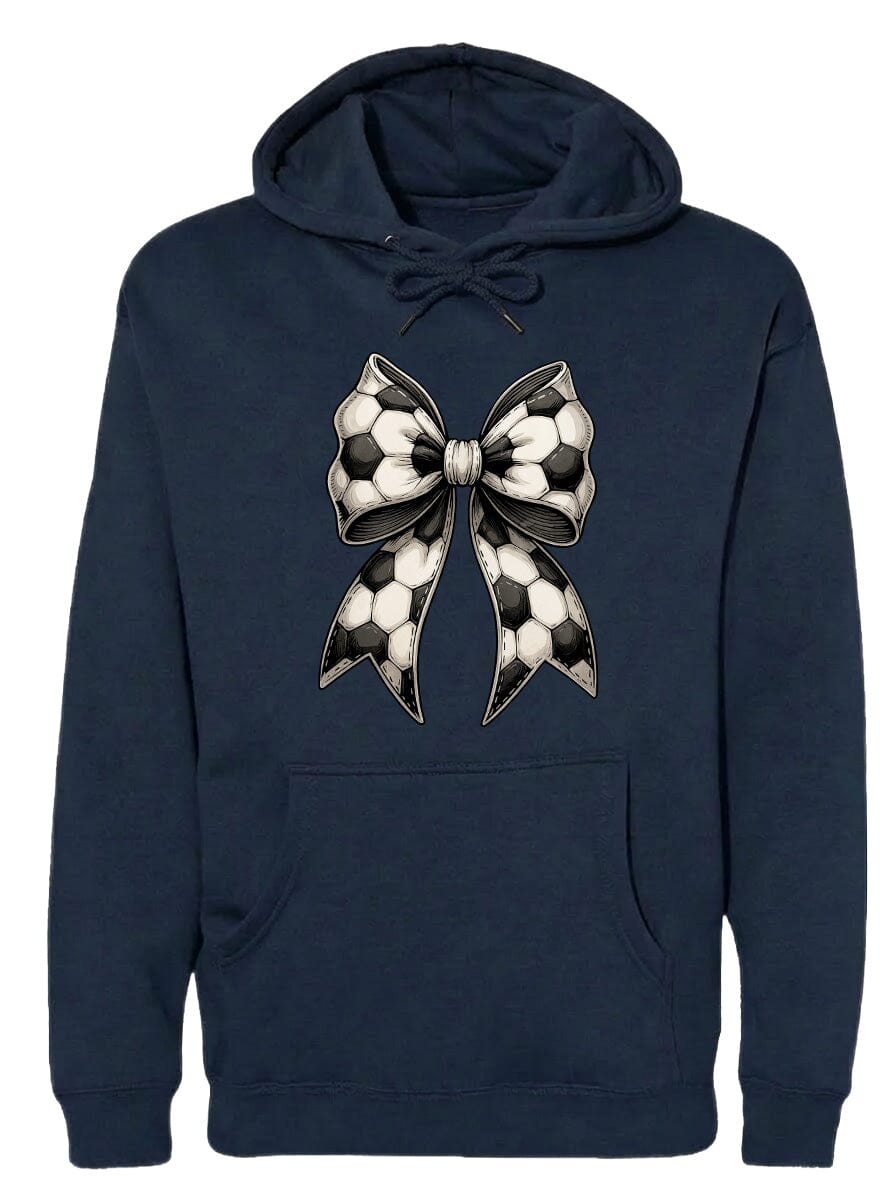 Adult Soccer Ribbon Chest Logo T Shirt | Hoodie | Long Sleeve | Sweatshirt | Crew Neck | Tank Top Fiesta Doodle waterproof vinyl sticker. dishwasher safe outdoor sticker.