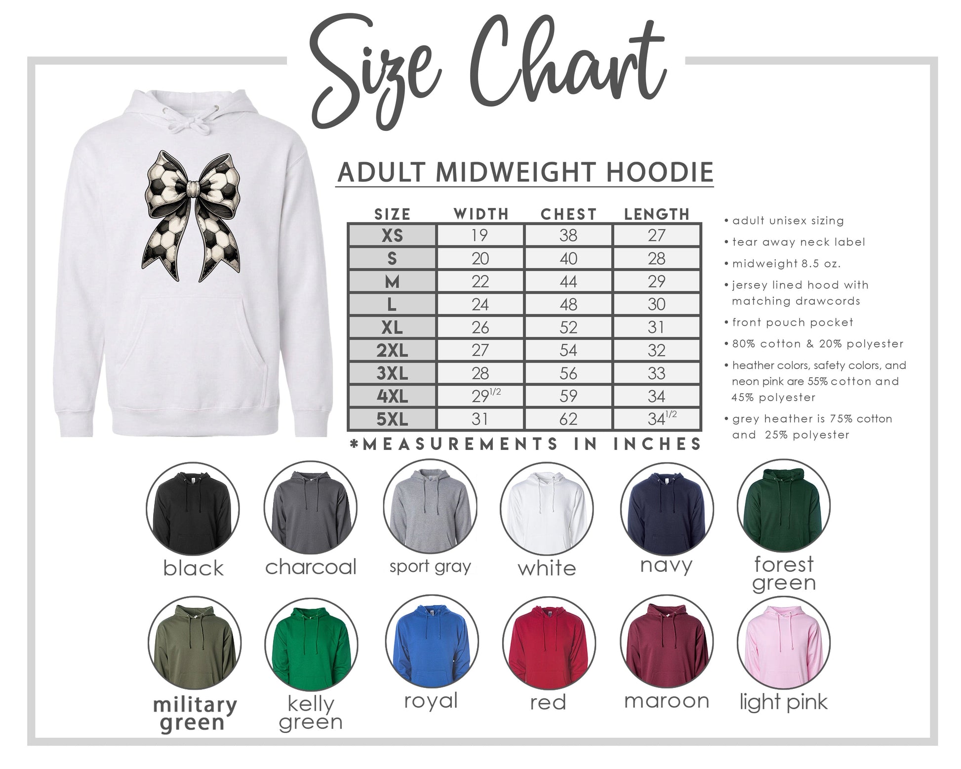 Adult Soccer Ribbon Chest Logo T Shirt | Hoodie | Long Sleeve | Sweatshirt | Crew Neck | Tank Top Fiesta Doodle waterproof vinyl sticker. dishwasher safe outdoor sticker.