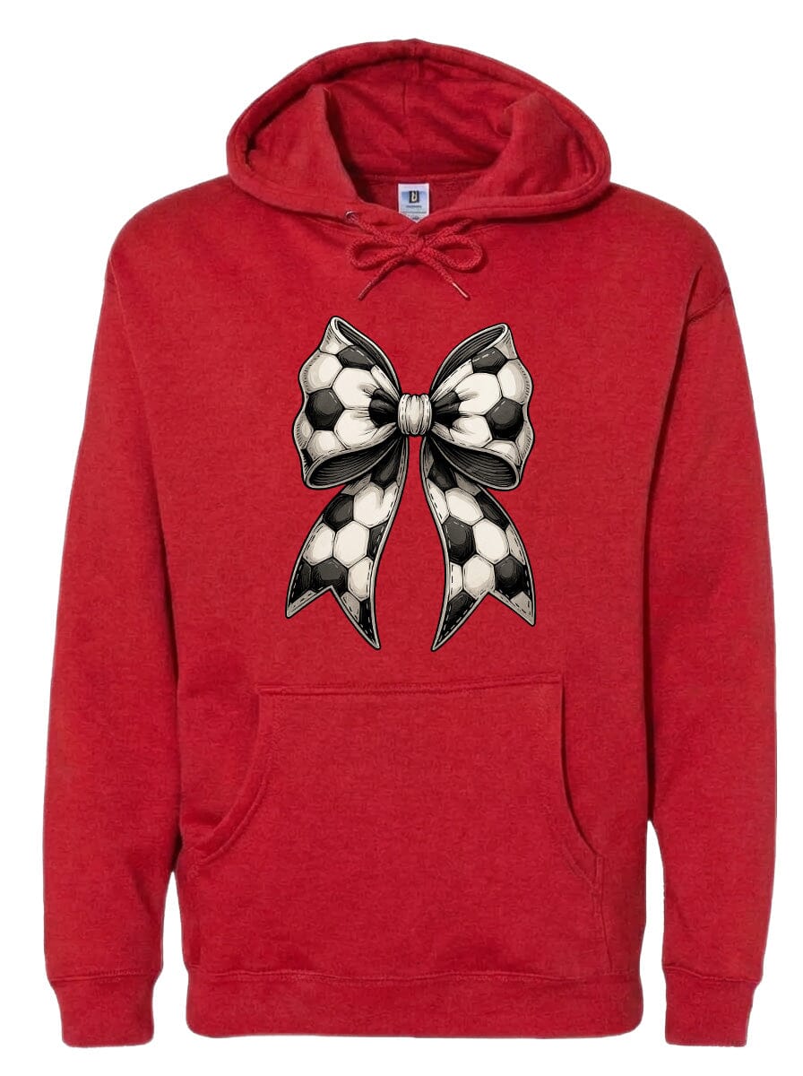 Adult Soccer Ribbon Chest Logo T Shirt | Hoodie | Long Sleeve | Sweatshirt | Crew Neck | Tank Top Fiesta Doodle waterproof vinyl sticker. dishwasher safe outdoor sticker.