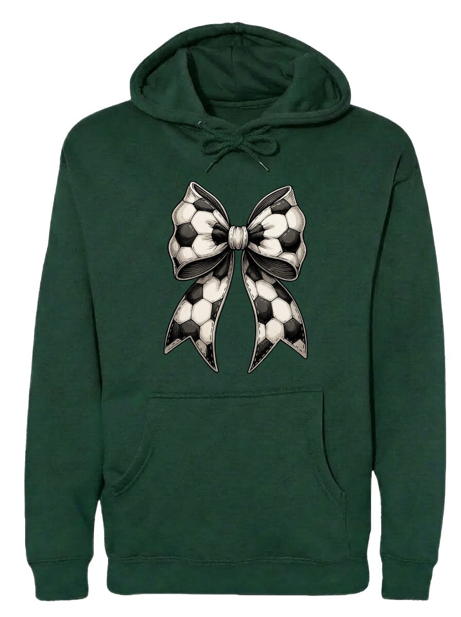 Adult Soccer Ribbon Chest Logo T Shirt | Hoodie | Long Sleeve | Sweatshirt | Crew Neck | Tank Top Fiesta Doodle waterproof vinyl sticker. dishwasher safe outdoor sticker.