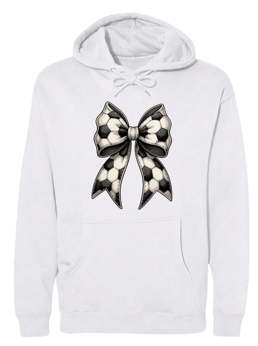 Adult Soccer Ribbon Chest Logo T Shirt | Hoodie | Long Sleeve | Sweatshirt | Crew Neck | Tank Top Fiesta Doodle waterproof vinyl sticker. dishwasher safe outdoor sticker.
