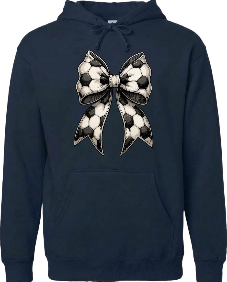 Adult Soccer Ribbon Chest Logo T Shirt | Hoodie | Long Sleeve | Sweatshirt | Crew Neck | Tank Top Fiesta Doodle waterproof vinyl sticker. dishwasher safe outdoor sticker.