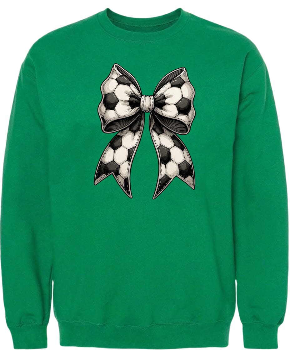 Adult Soccer Ribbon Chest Logo T Shirt | Hoodie | Long Sleeve | Sweatshirt | Crew Neck | Tank Top Fiesta Doodle waterproof vinyl sticker. dishwasher safe outdoor sticker.