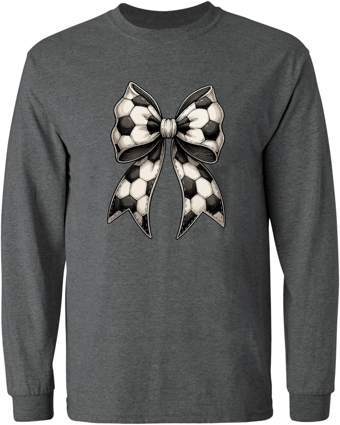 Adult Soccer Ribbon Chest Logo T Shirt | Hoodie | Long Sleeve | Sweatshirt | Crew Neck | Tank Top Fiesta Doodle waterproof vinyl sticker. dishwasher safe outdoor sticker.