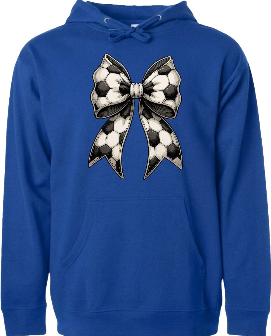 Adult Soccer Ribbon Chest Logo T Shirt | Hoodie | Long Sleeve | Sweatshirt | Crew Neck | Tank Top Fiesta Doodle waterproof vinyl sticker. dishwasher safe outdoor sticker.