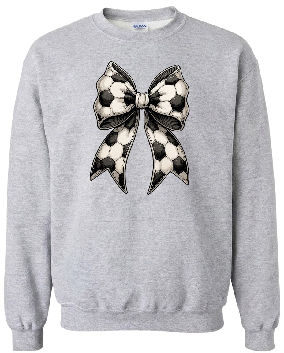 Adult Soccer Ribbon Chest Logo T Shirt | Hoodie | Long Sleeve | Sweatshirt | Crew Neck | Tank Top Fiesta Doodle waterproof vinyl sticker. dishwasher safe outdoor sticker.