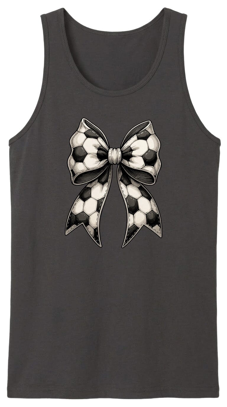Adult Soccer Ribbon Chest Logo T Shirt | Hoodie | Long Sleeve | Sweatshirt | Crew Neck | Tank Top Fiesta Doodle waterproof vinyl sticker. dishwasher safe outdoor sticker.