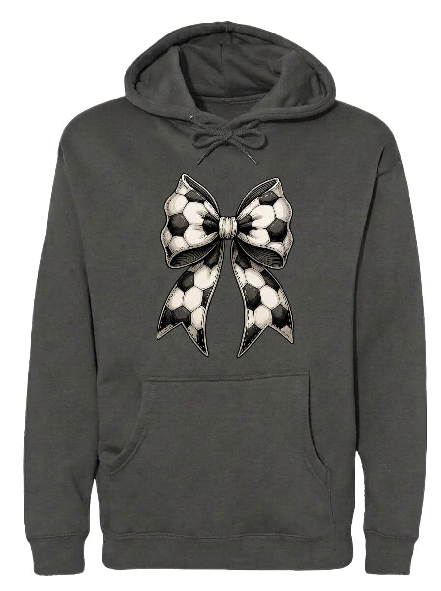 Adult Soccer Ribbon Chest Logo T Shirt | Hoodie | Long Sleeve | Sweatshirt | Crew Neck | Tank Top Fiesta Doodle waterproof vinyl sticker. dishwasher safe outdoor sticker.