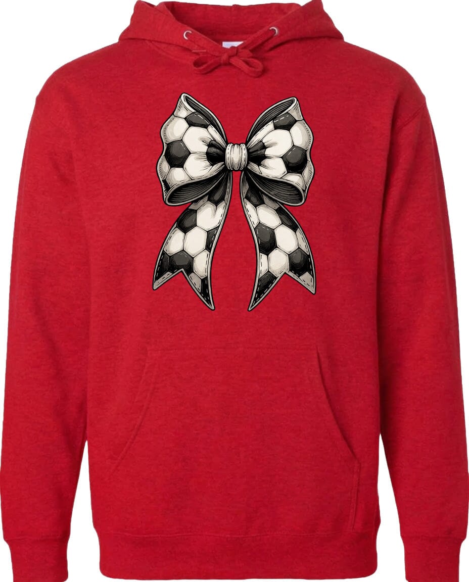 Adult Soccer Ribbon Chest Logo T Shirt | Hoodie | Long Sleeve | Sweatshirt | Crew Neck | Tank Top Fiesta Doodle waterproof vinyl sticker. dishwasher safe outdoor sticker.