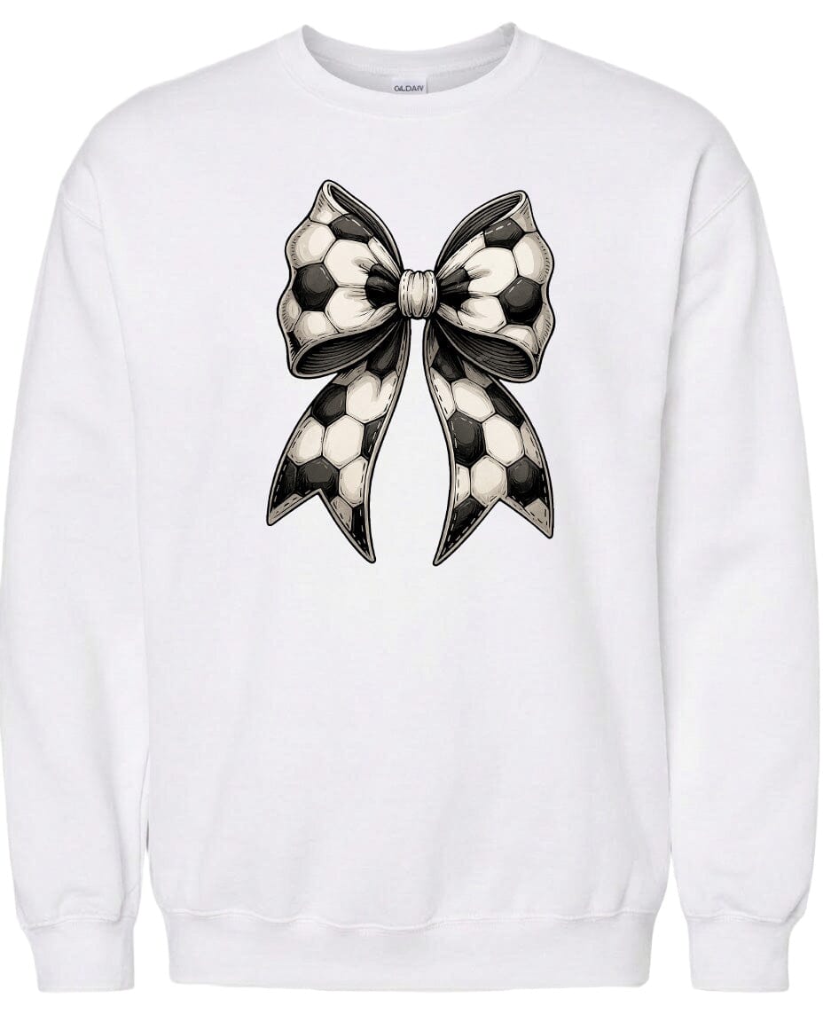 Adult Soccer Ribbon Chest Logo T Shirt | Hoodie | Long Sleeve | Sweatshirt | Crew Neck | Tank Top Fiesta Doodle waterproof vinyl sticker. dishwasher safe outdoor sticker.