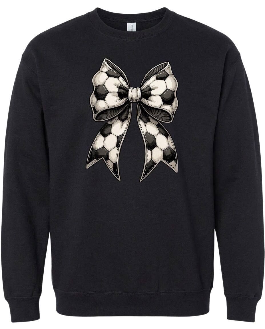Adult Soccer Ribbon Chest Logo T Shirt | Hoodie | Long Sleeve | Sweatshirt | Crew Neck | Tank Top Fiesta Doodle waterproof vinyl sticker. dishwasher safe outdoor sticker.