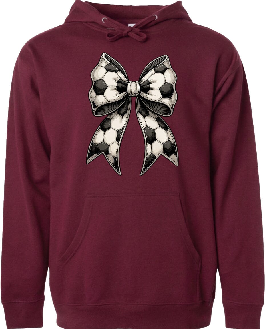 Adult Soccer Ribbon Chest Logo T Shirt | Hoodie | Long Sleeve | Sweatshirt | Crew Neck | Tank Top Fiesta Doodle waterproof vinyl sticker. dishwasher safe outdoor sticker.