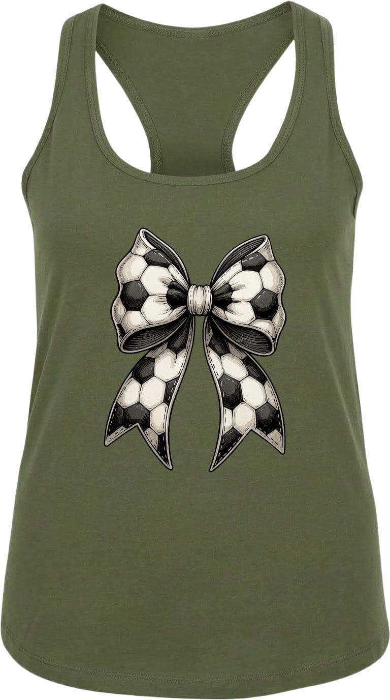 Adult Soccer Ribbon Chest Logo T Shirt | Hoodie | Long Sleeve | Sweatshirt | Crew Neck | Tank Top Fiesta Doodle waterproof vinyl sticker. dishwasher safe outdoor sticker.