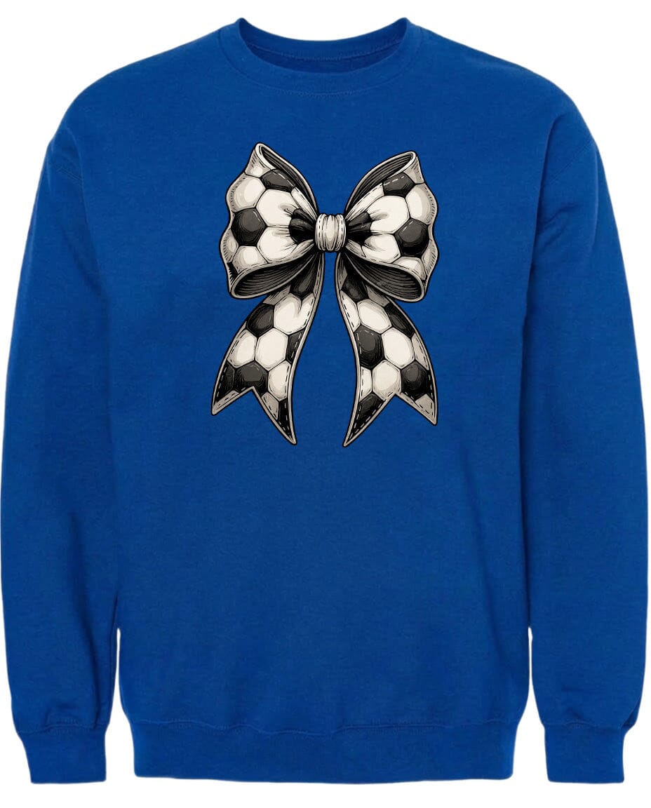 Adult Soccer Ribbon Chest Logo T Shirt | Hoodie | Long Sleeve | Sweatshirt | Crew Neck | Tank Top Fiesta Doodle waterproof vinyl sticker. dishwasher safe outdoor sticker.
