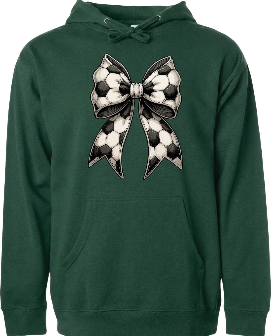 Adult Soccer Ribbon Chest Logo T Shirt | Hoodie | Long Sleeve | Sweatshirt | Crew Neck | Tank Top Fiesta Doodle waterproof vinyl sticker. dishwasher safe outdoor sticker.