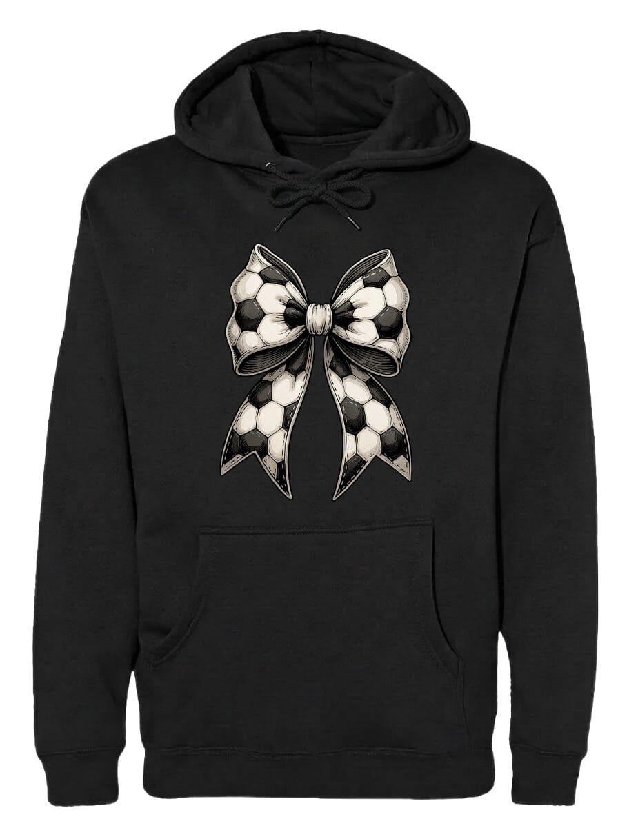 Adult Soccer Ribbon Chest Logo T Shirt | Hoodie | Long Sleeve | Sweatshirt | Crew Neck | Tank Top Fiesta Doodle waterproof vinyl sticker. dishwasher safe outdoor sticker.