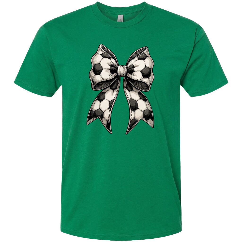 Adult Soccer Ribbon Chest Logo T Shirt | Hoodie | Long Sleeve | Sweatshirt | Crew Neck | Tank Top Fiesta Doodle T Shirt XS Kelly Green waterproof vinyl sticker. dishwasher safe outdoor sticker.
