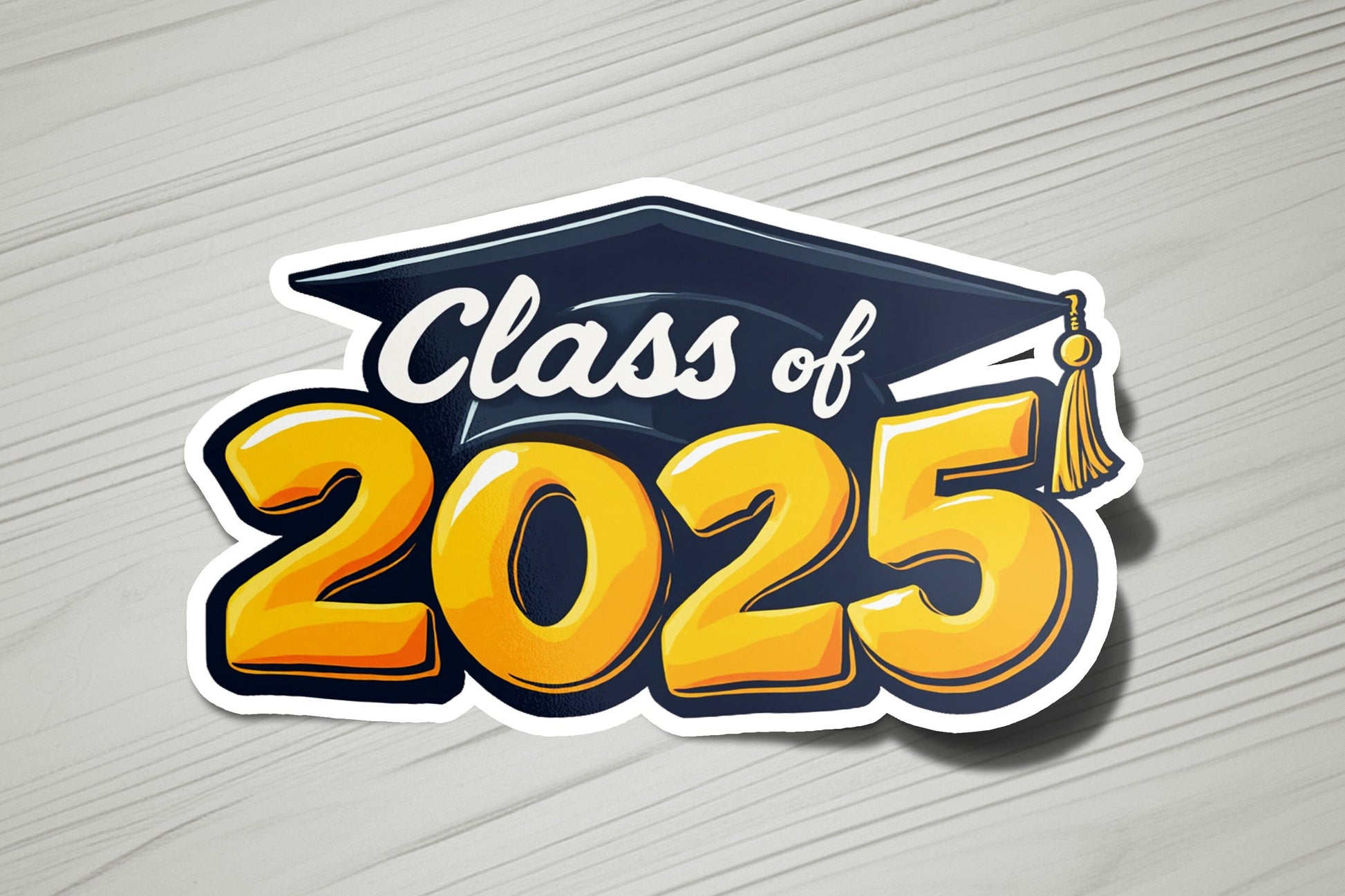 a sticker that says class of 205