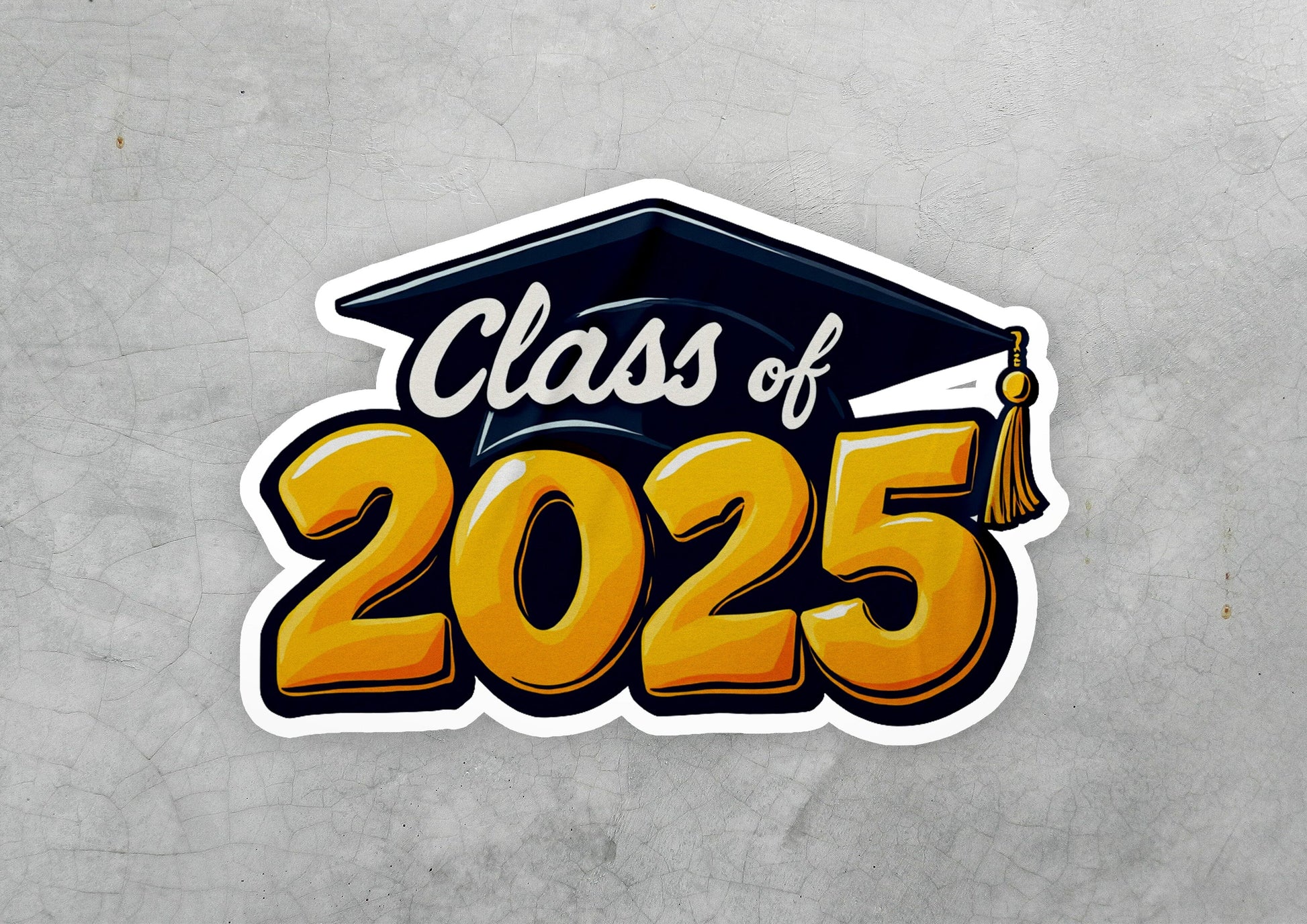 a class of 205 sticker on a wall
